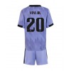 Baby Fußballbekleidung Real Madrid Vinicius Junior #20 Auswärtstrikot 2022-23 Kurzarm (+ kurze hosen)